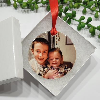 Photo christmas ornament