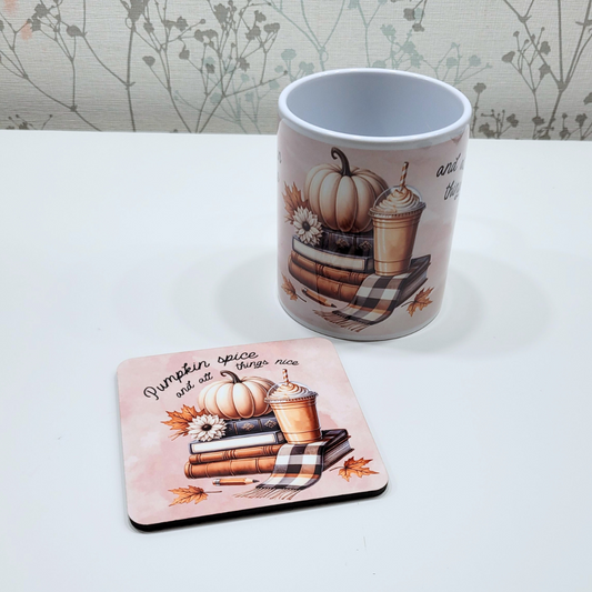 Pumpkin spice coaster – Autumn Vibes for Your Table