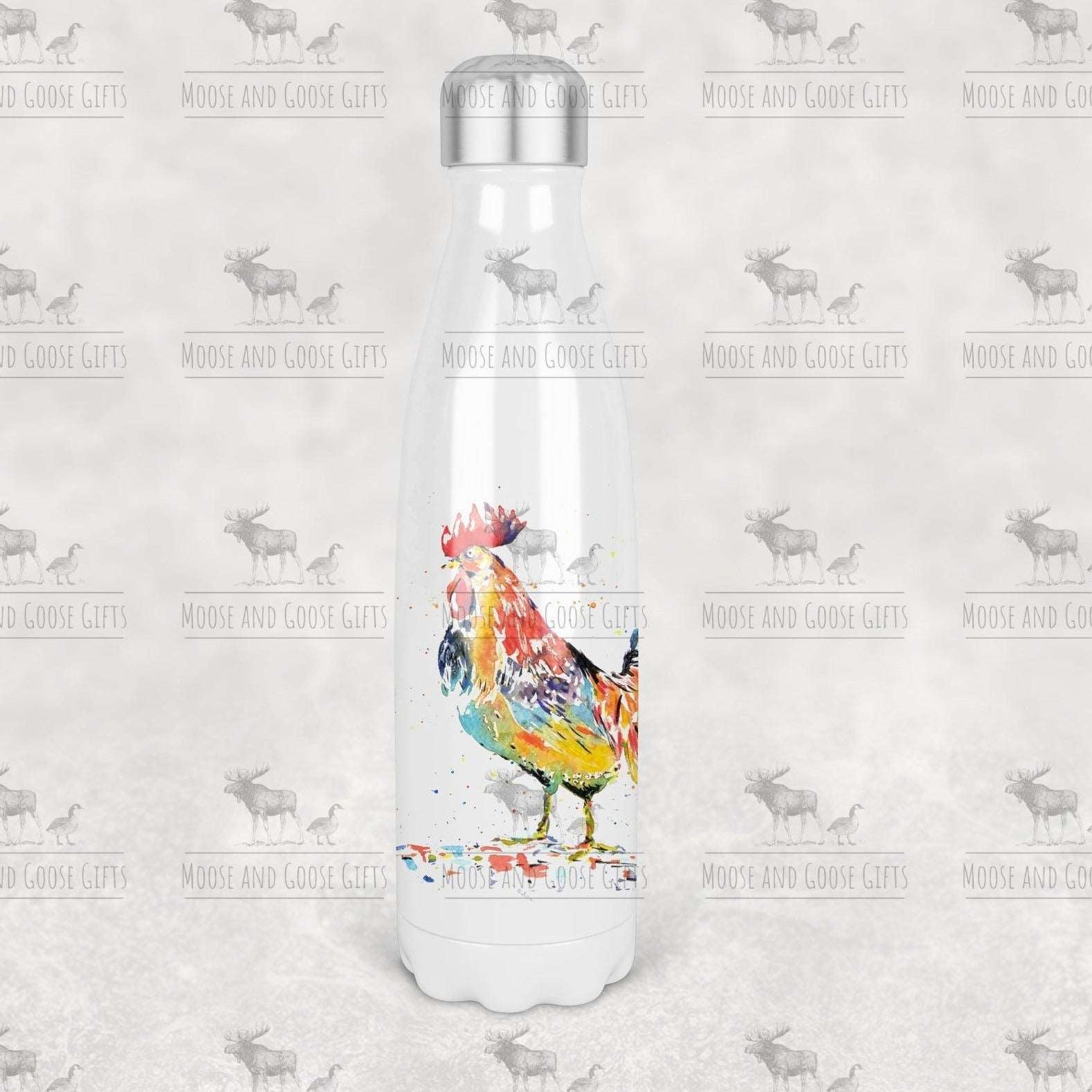 Insulated water bottle - design options - Moose and Goose Gifts