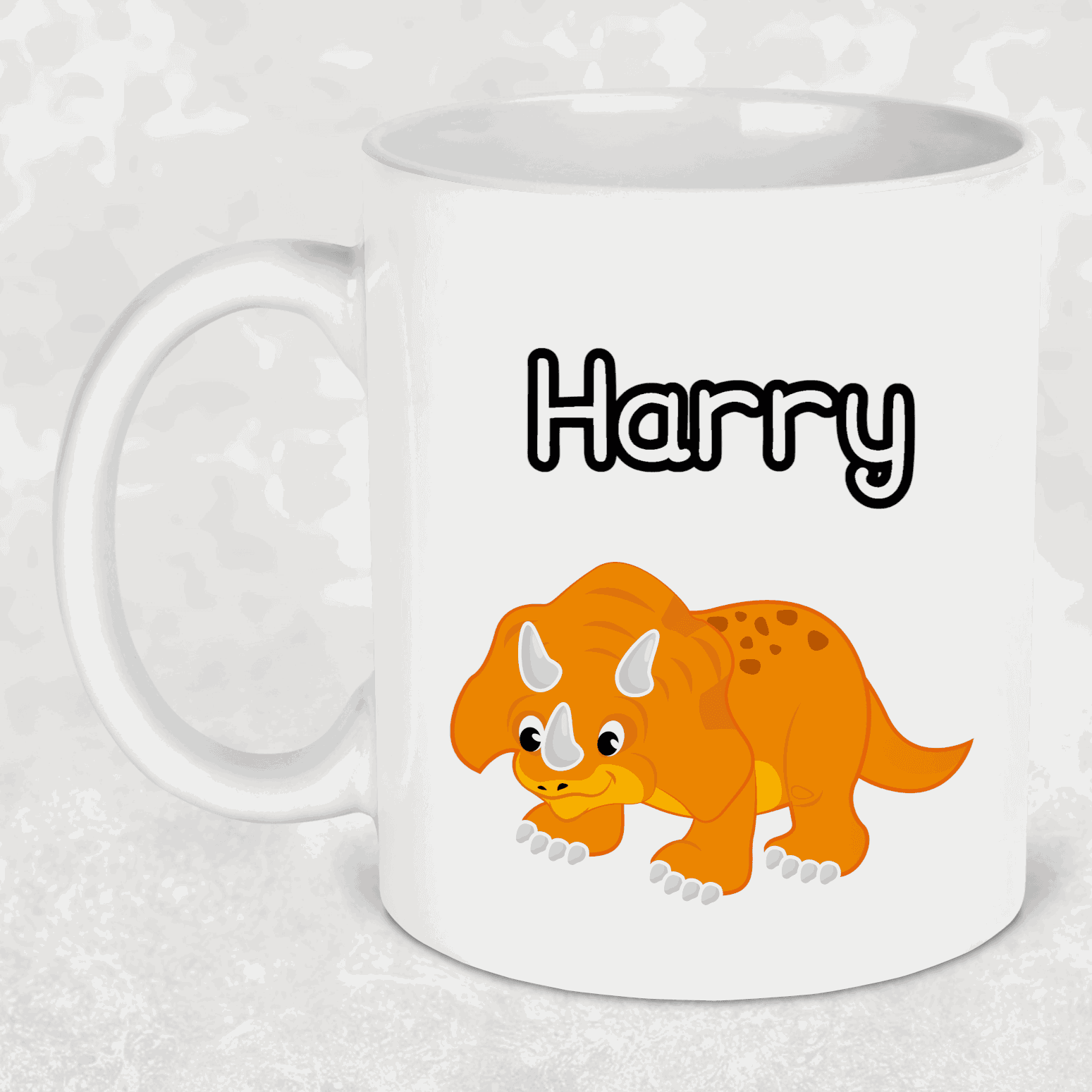 Dinosaur mug - Sew Tilley