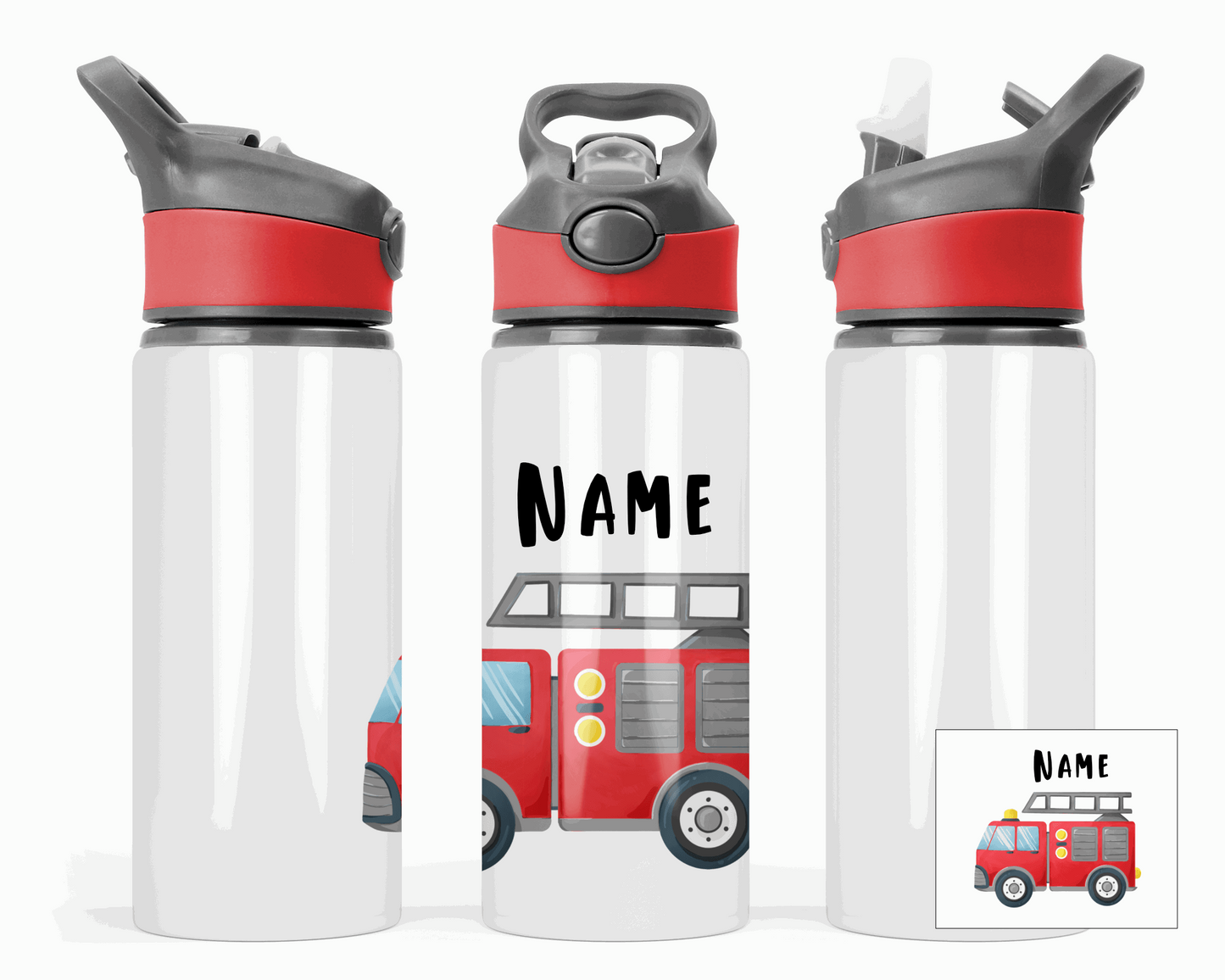 Fire truck bottles - Moose and Goose Gifts