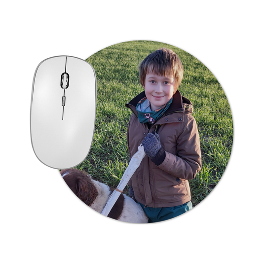 Photo round mouse mat