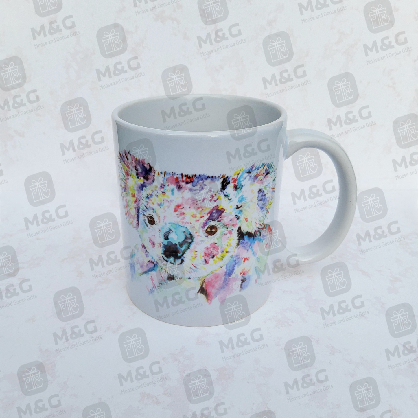 Watercolour koala mug