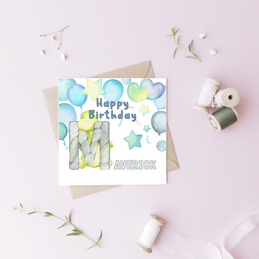 Dinosaur birthday card