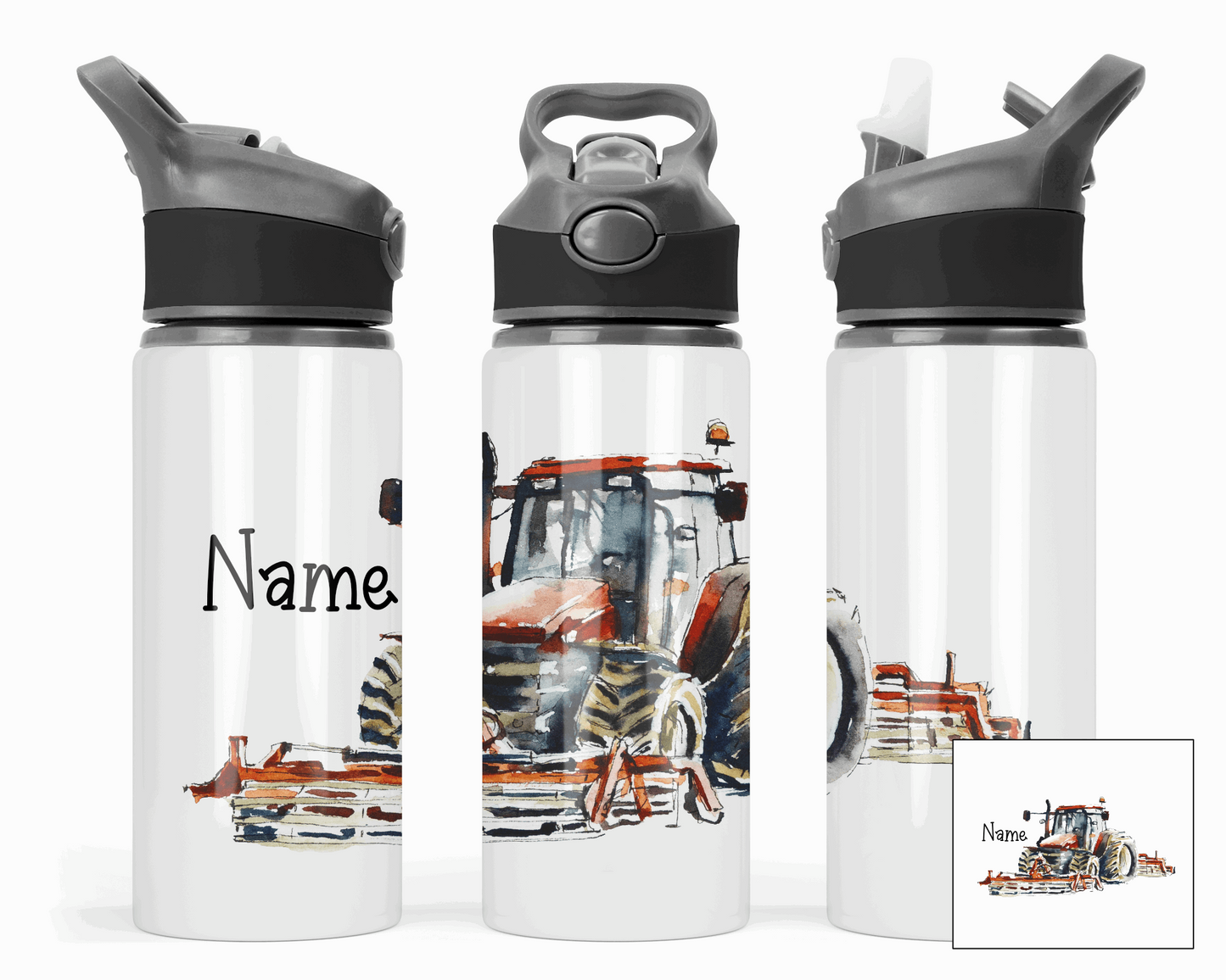 Tractor water bottles - Moose and Goose Gifts