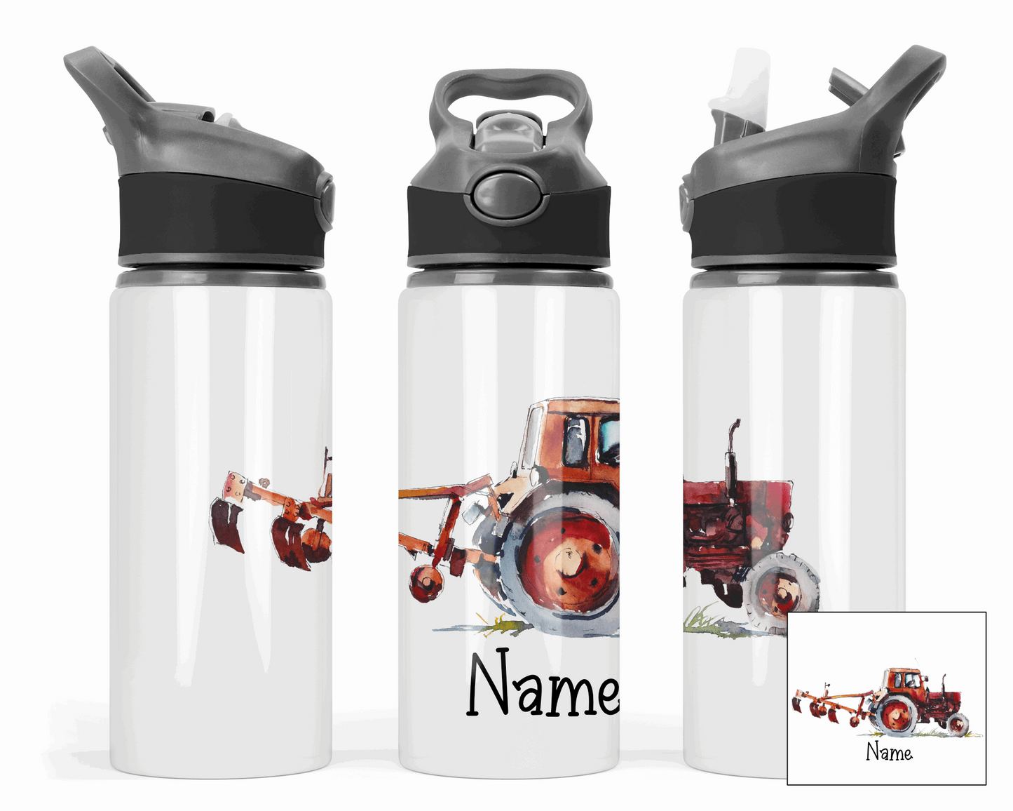 Tractor water bottles - Moose and Goose Gifts