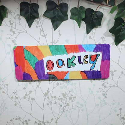 Personalised Child’s Artwork Door Sign – A Unique Touch for Their Space