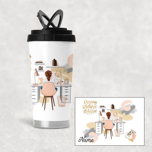 Working girl boss travel mug - Insulated mug