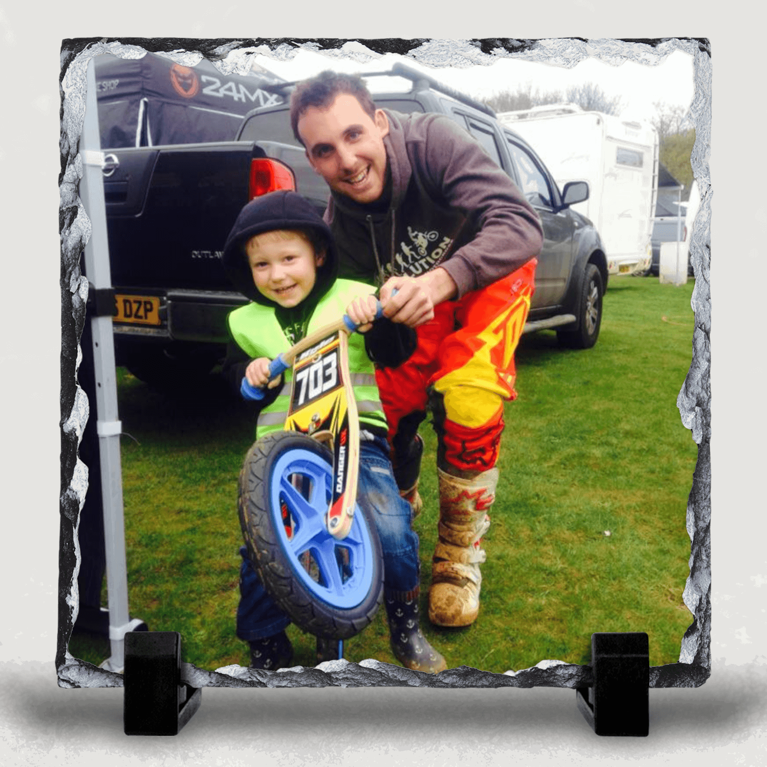 Slate personalised photo gift