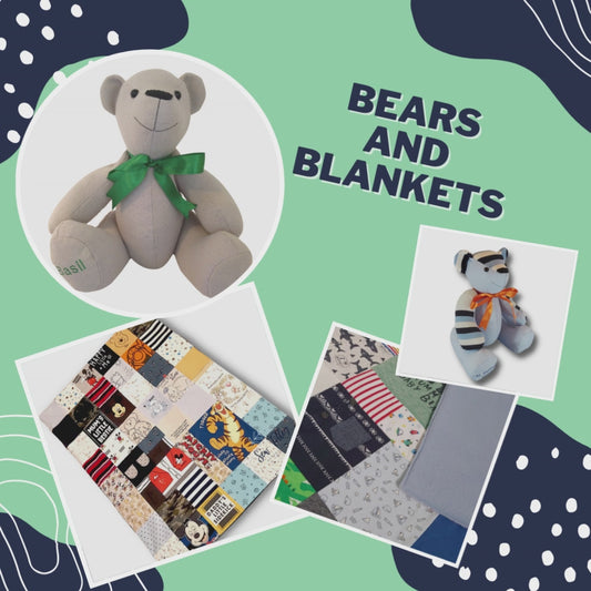 Memory keepsake bears and blankets