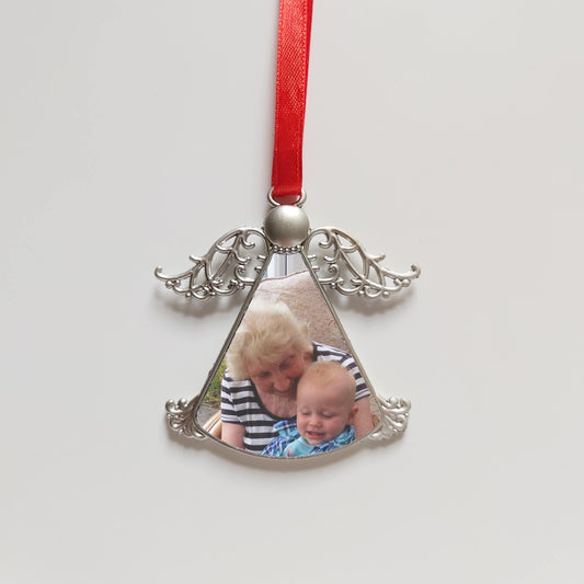 Photo Angel Christmas Tree Decorations - Sew Tilley